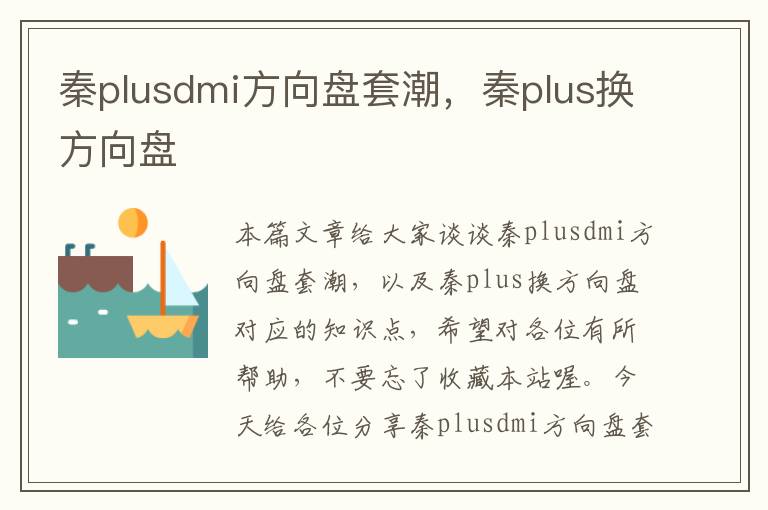 秦plusdmi方向盘套潮，秦plus换方向盘