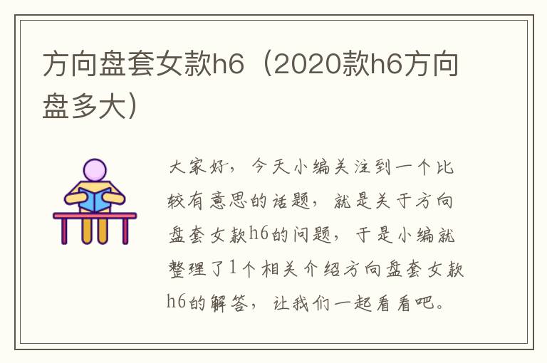 方向盘套女款h6（2020款h6方向盘多大）