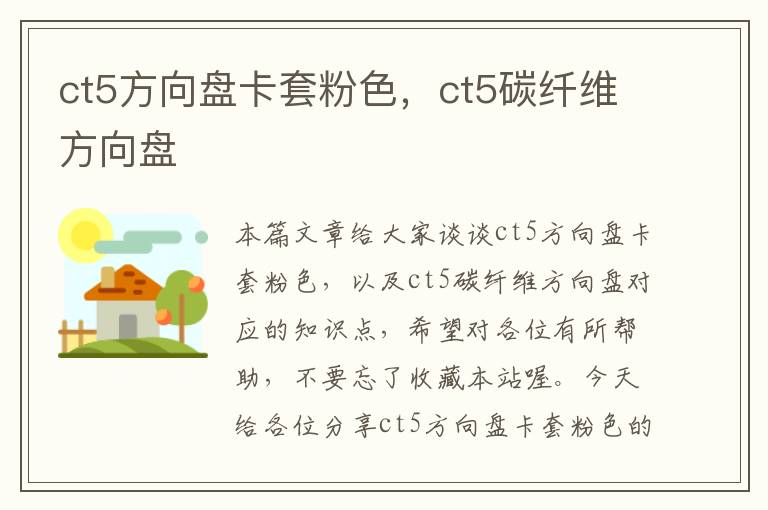 ct5方向盘卡套粉色，ct5碳纤维方向盘