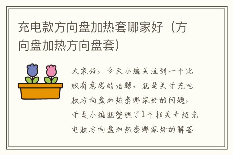 充电款方向盘加热套哪家好（方向盘加热方向盘套）